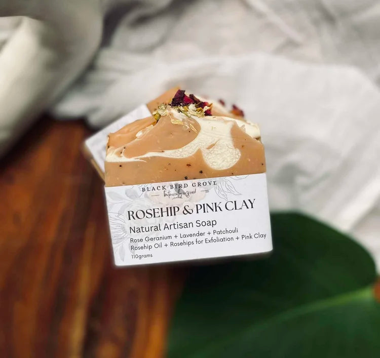 Rose Geranium & Lavender with Rosehip and Pink Clay