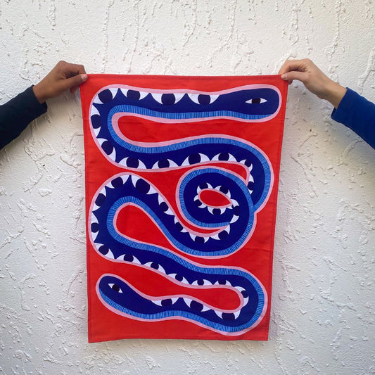 Tea Towel Snake