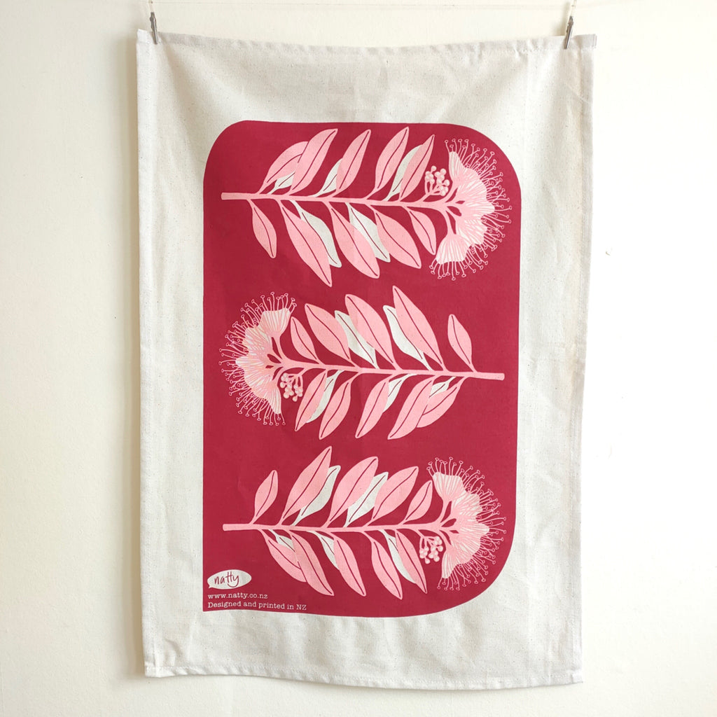 Pohutakawa Tea Towel