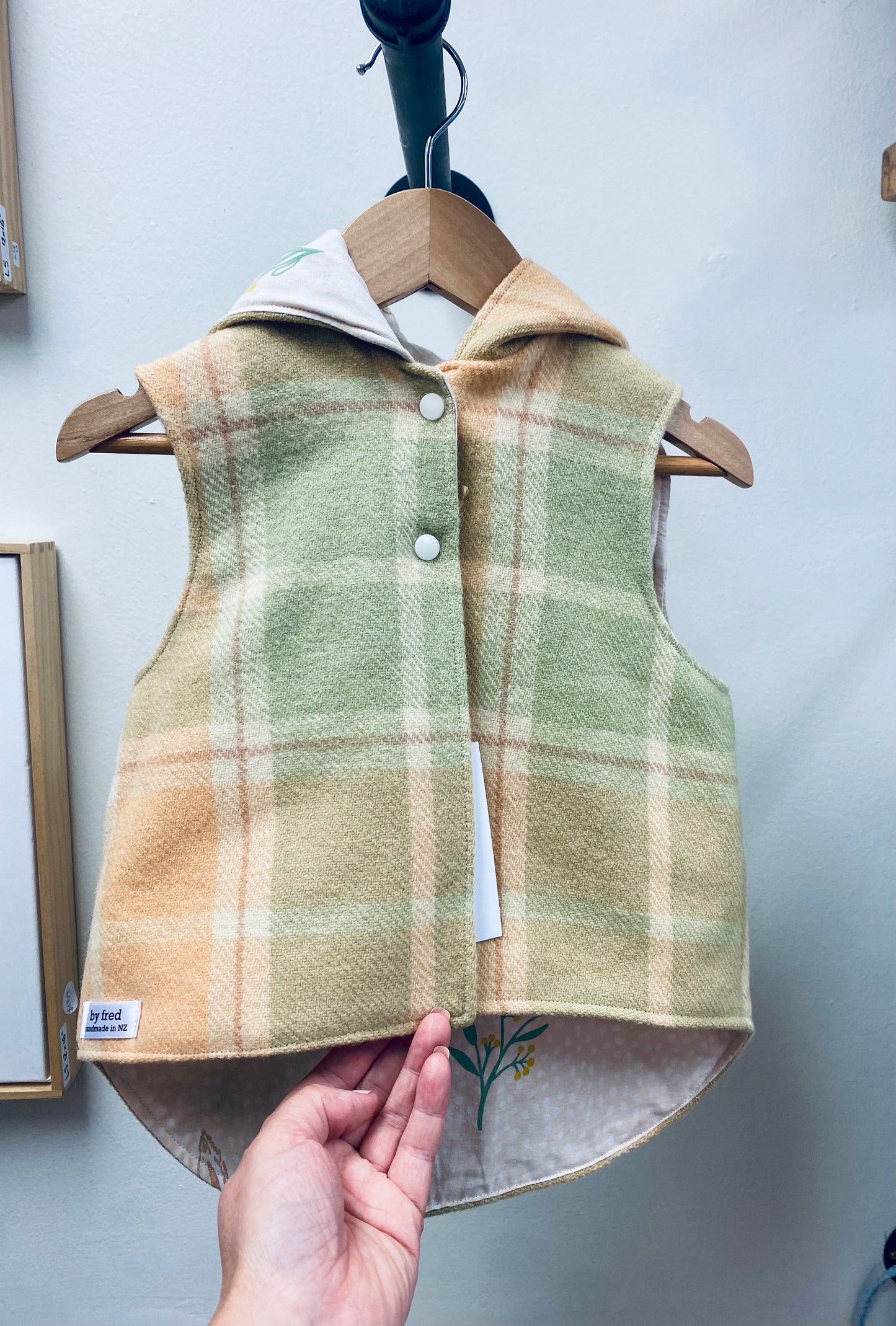 Woollen Bunny Vest size 2