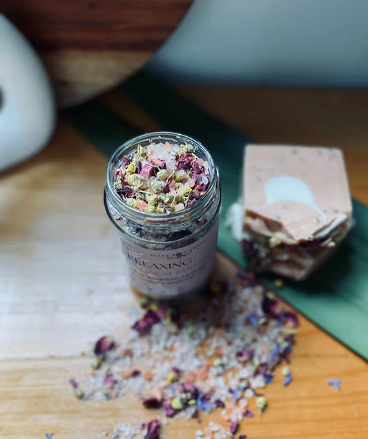 Relaxing Bath Soak - Rose Geranium & Lavender