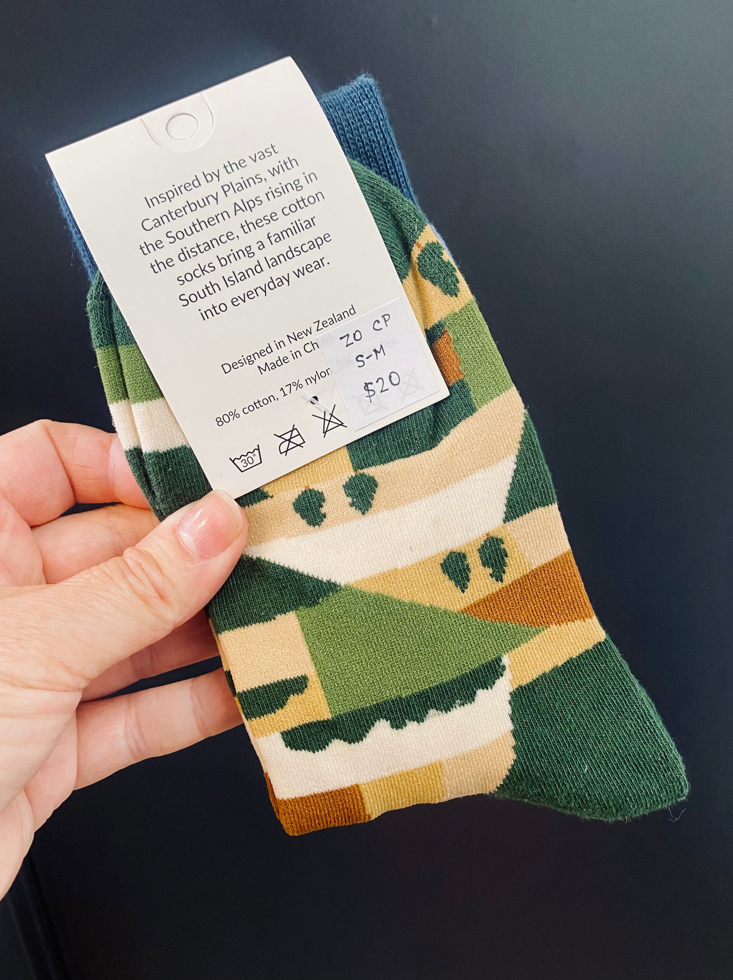 Canterbury Plains - cotton socks