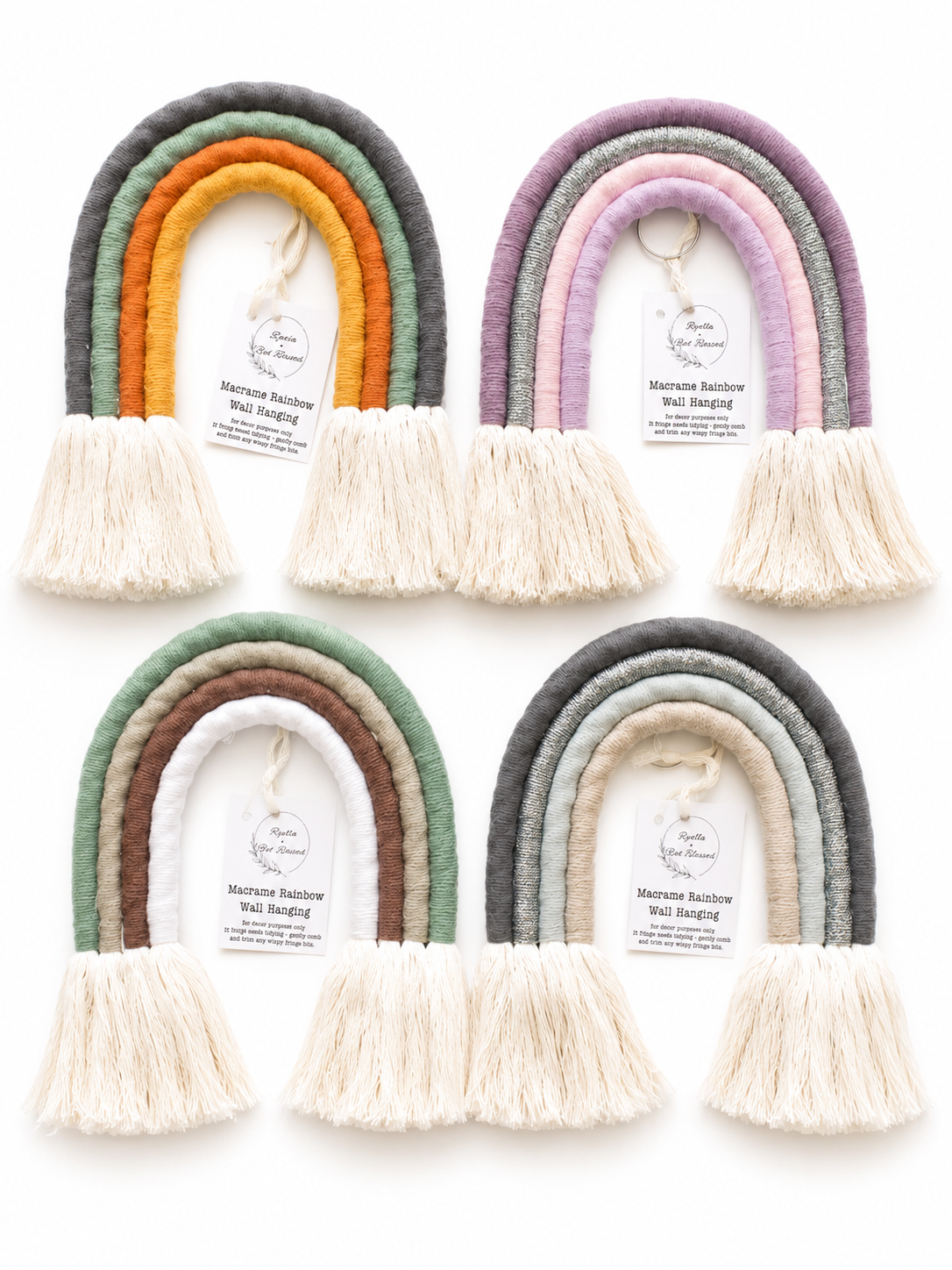 Macrame Rainbow Wall Hanging