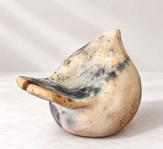 One-of-a-Kind Pit-Fired Ceramic Bird | Amanda Fowler - Option B
