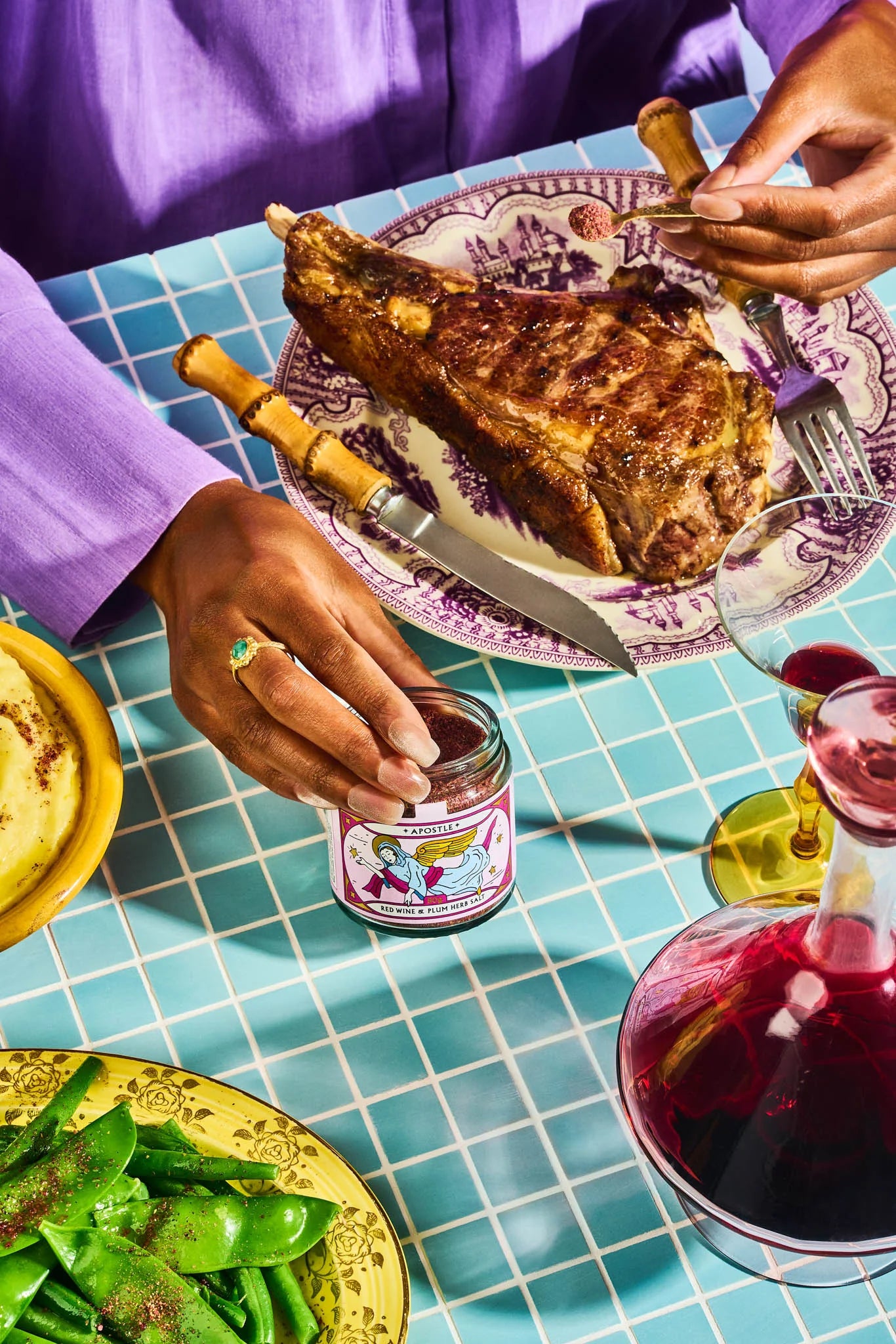 Apostle Red Wine and Plum Herb Salt