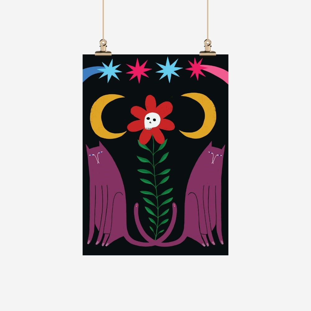 Mystic Cats Tea Towel