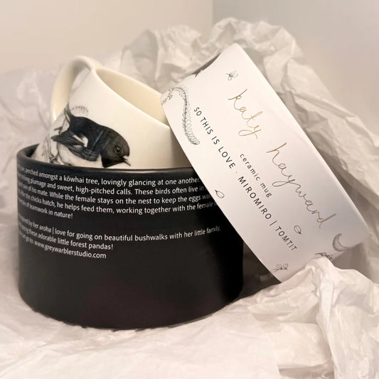 Cup - So This is Love - Miromiro/Tomtit & Kowhai