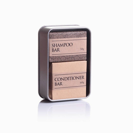 Shampoo & Conditioner Bar Travel set