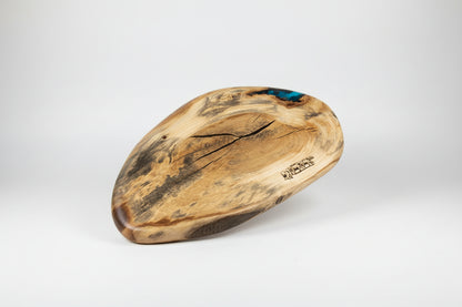 Spalted Maple and Resin Serving Board