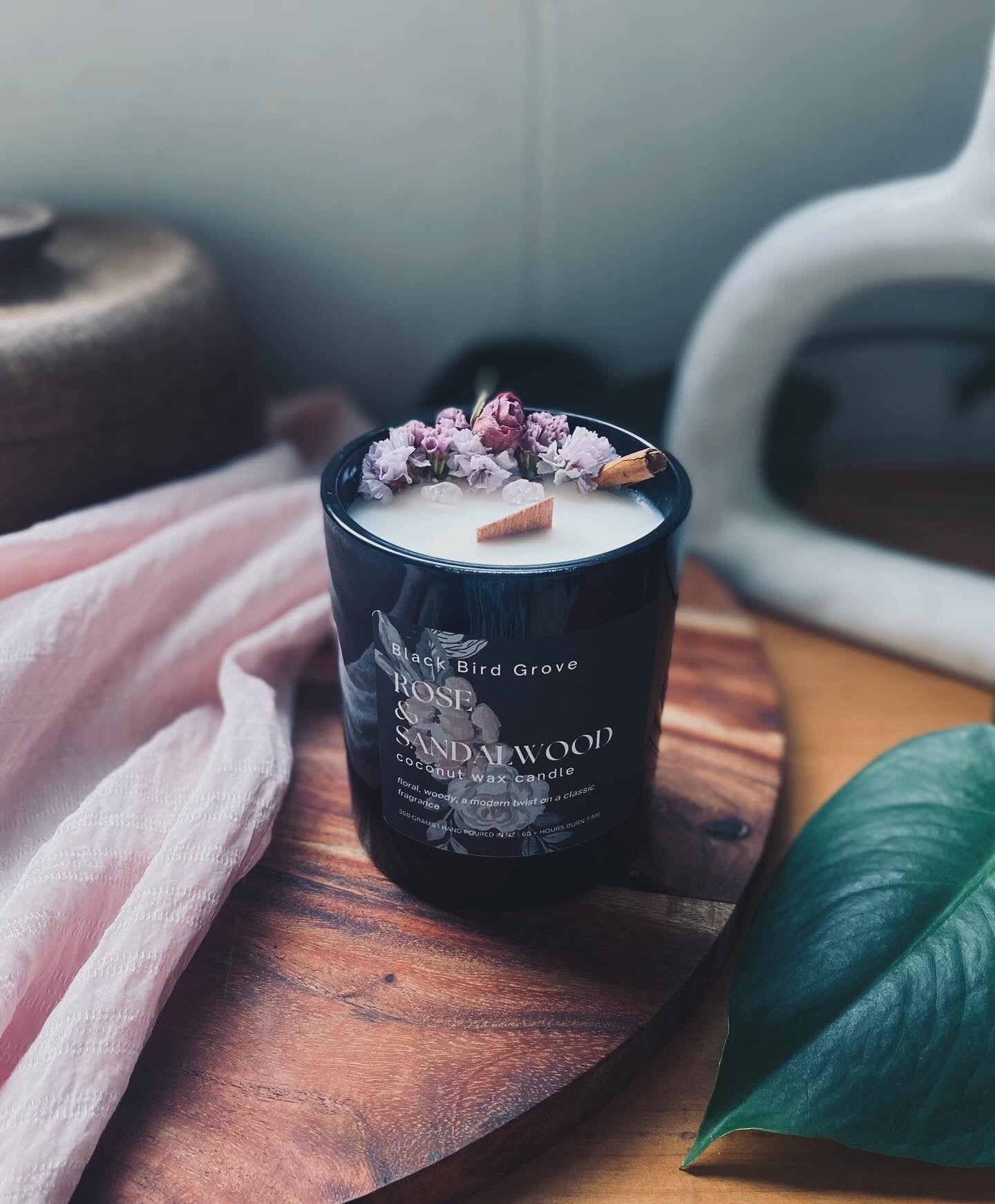 Pink Peony & Grapefruit Pure coconut wax candle