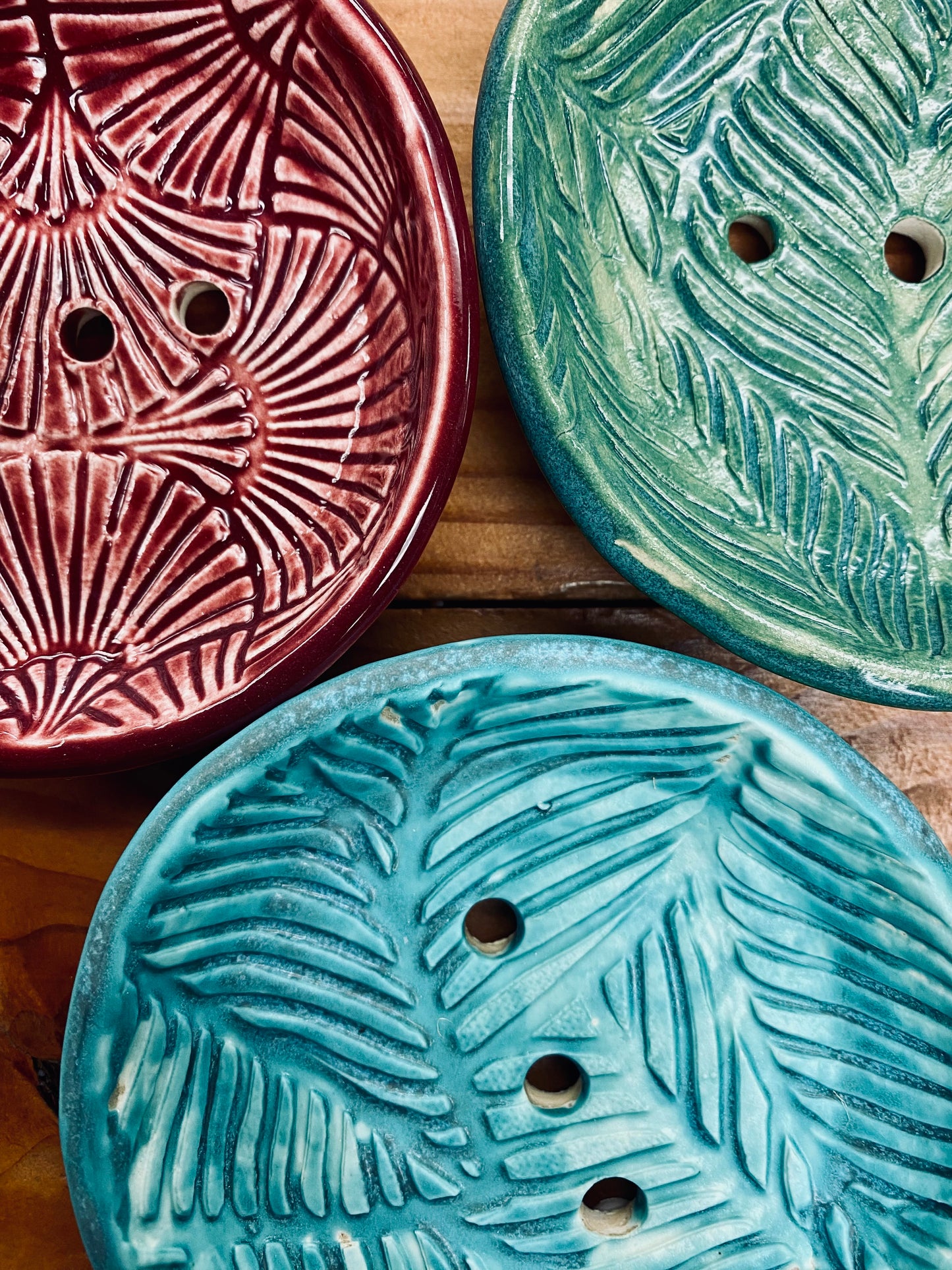 Round Ceramic Soap Dish