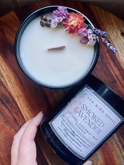 Smoked Lavender Pure Coconut Wax Candle