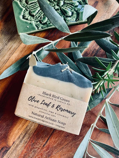 Olive Leaf & Rosemary Natural Artisan Soap