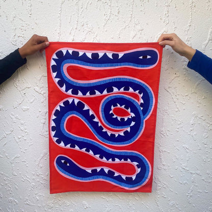 Tea Towel Snake