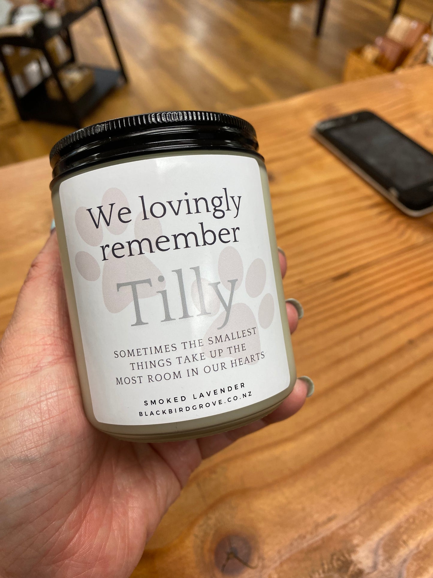 Personalised Memorial Candle - People and Pets