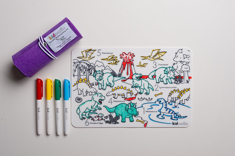 Kidoodle- Reusable Silicon Activity Mat