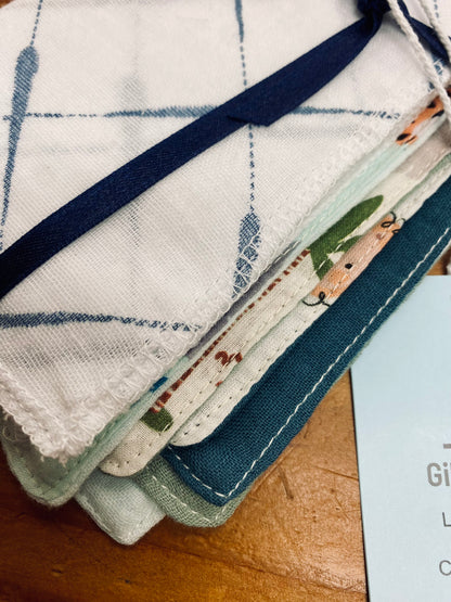 Reusable wash cloths - top to toe