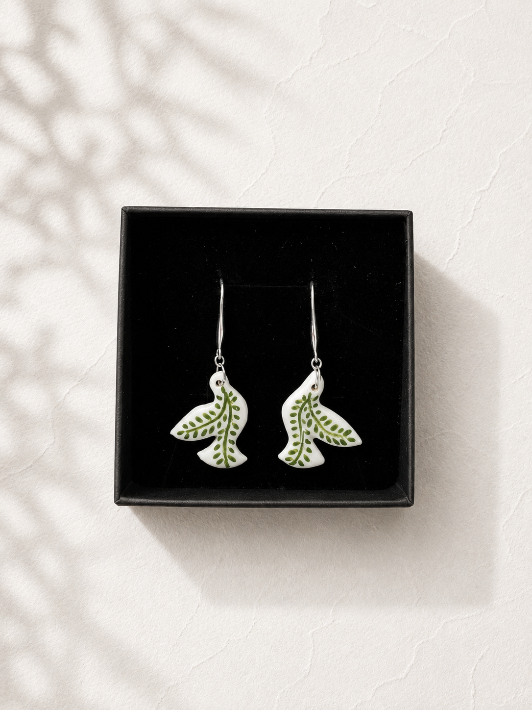 Ceramic Earrings - Dove