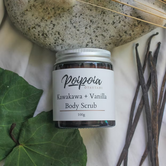 Kawakawa + Vanilla Body Scrub by