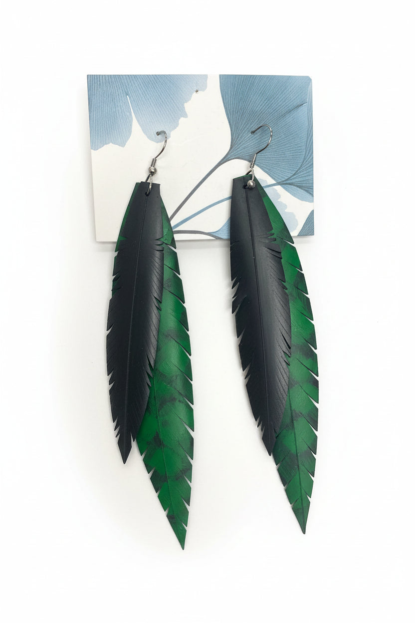 Re:Purpose Earrings - Pounamu