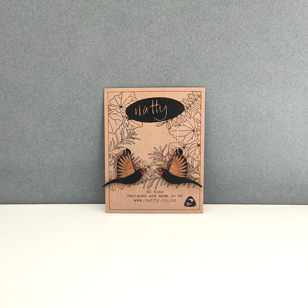 Saddle Back Rimu Earings
