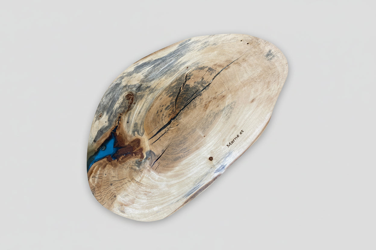 Spalted Maple and Resin Serving Board