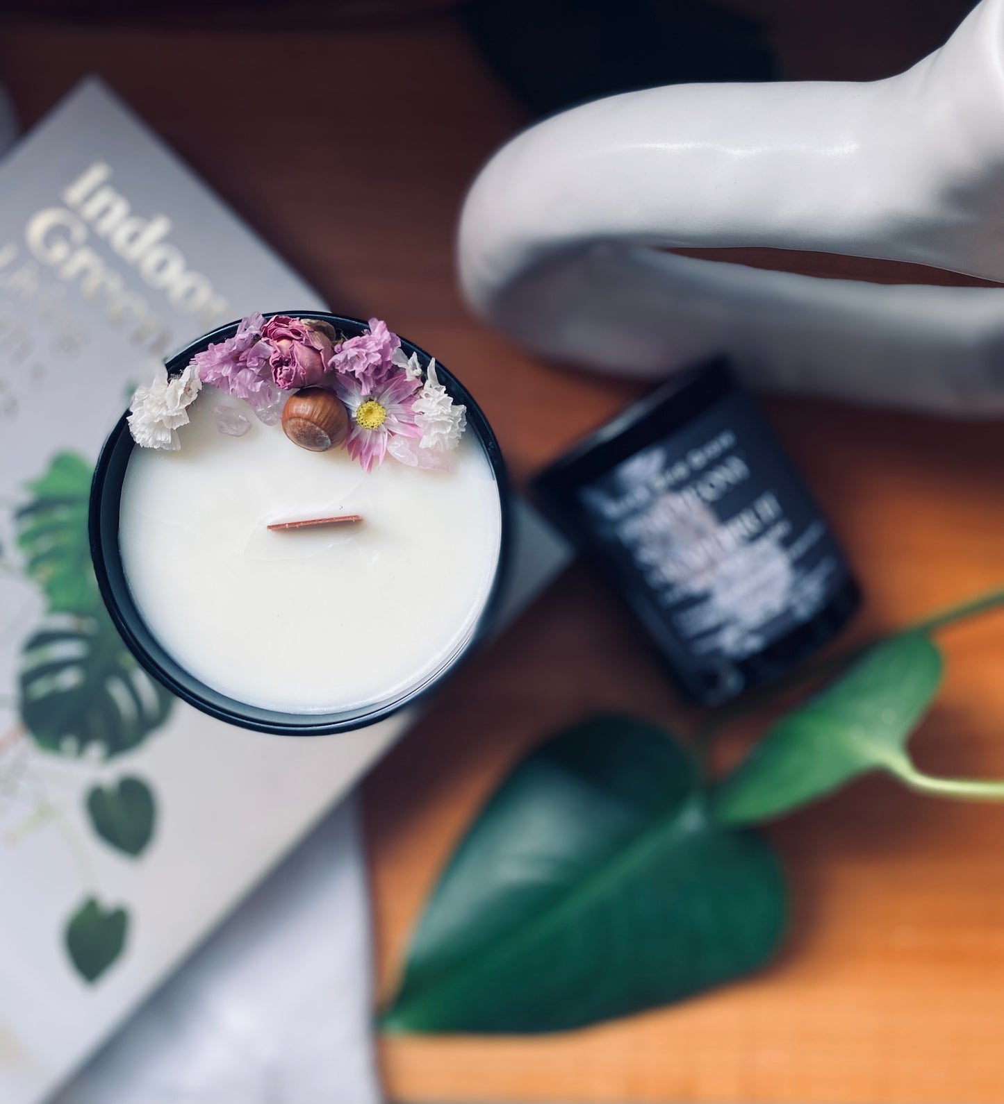 Pink Peony & Grapefruit Pure coconut wax candle