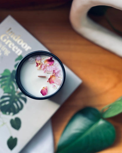 Pink Peony & Grapefruit Pure coconut wax candle