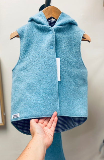 Woollen Bluey Vest size 4