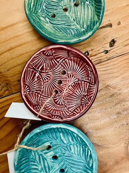 Round Ceramic Soap Dish