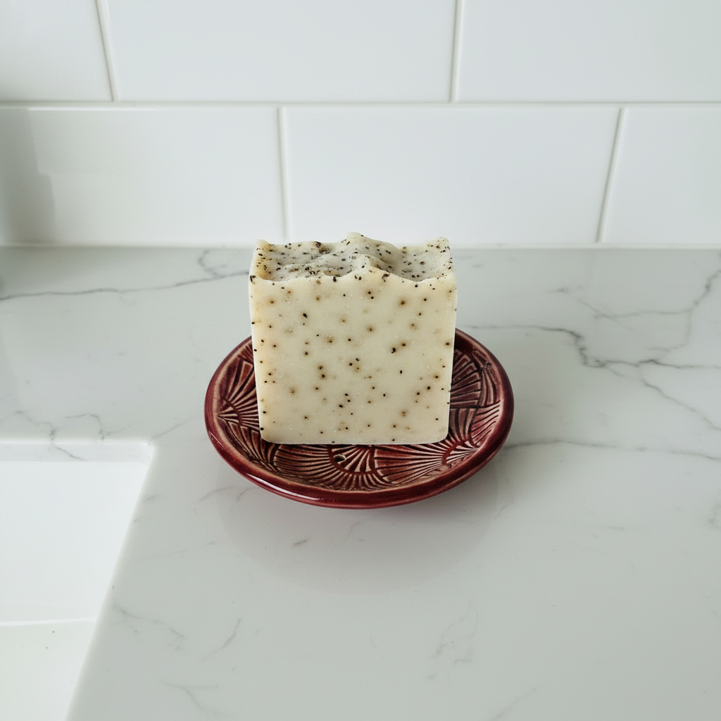 Round Ceramic Soap Dish