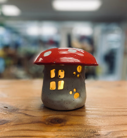 Mushroom house luminary
