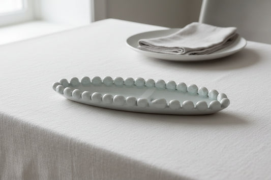 Bubble Oval Platter by Kathy Thorpe