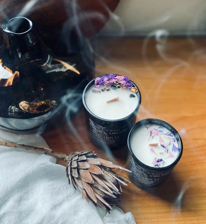 Black Orchid and Patchouli Pure Coconut Wax Candle