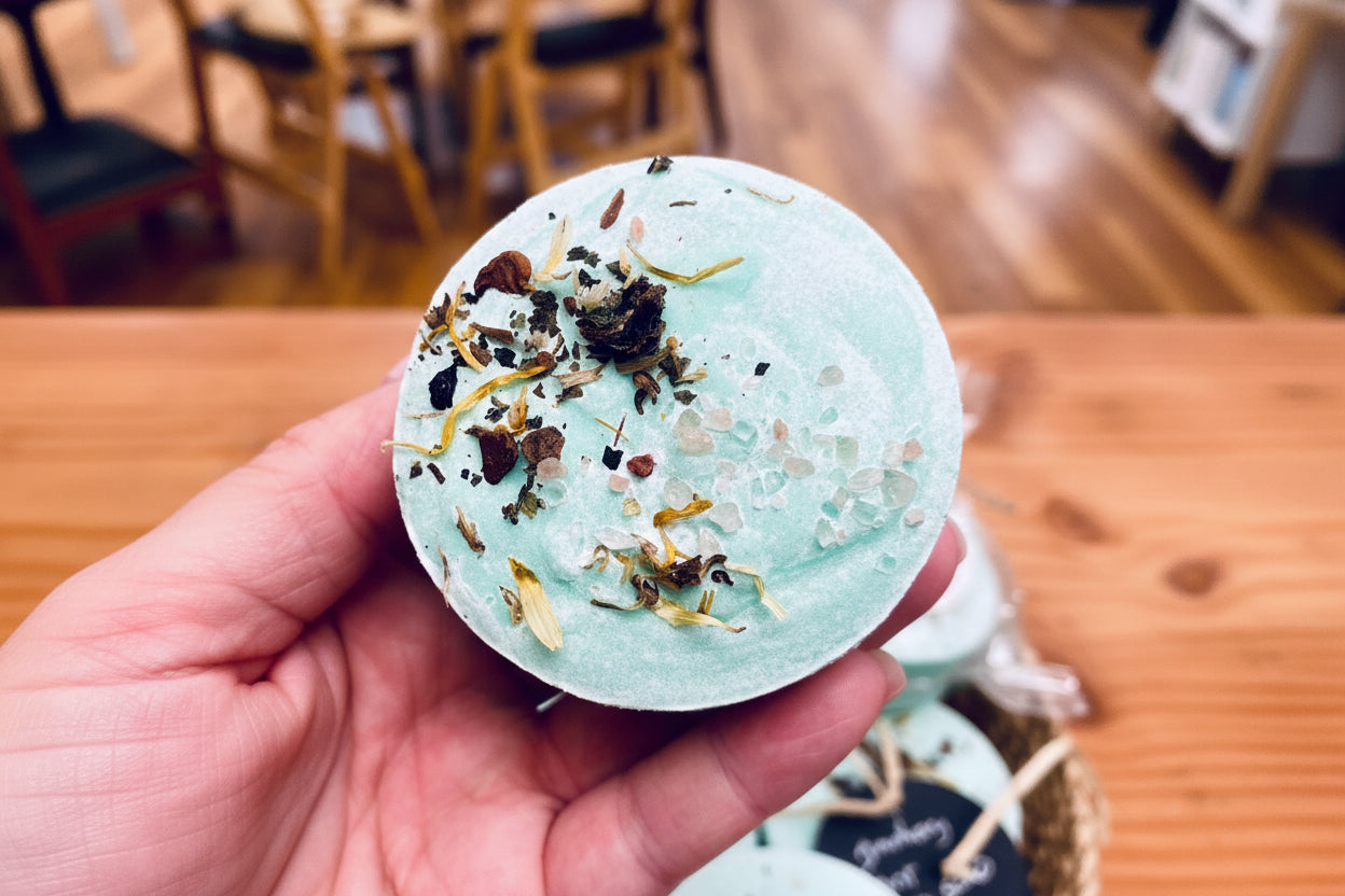 Peppermint and Rosemary Salt Soap Bars
