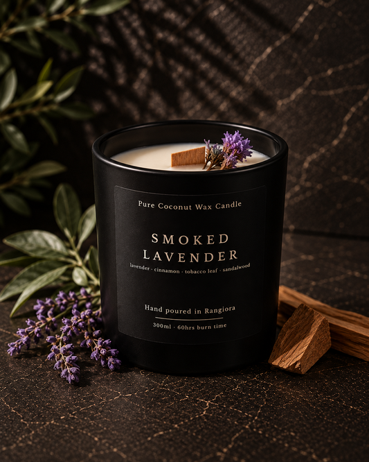 Smoked Lavender - Pure Coconut Wax Candle