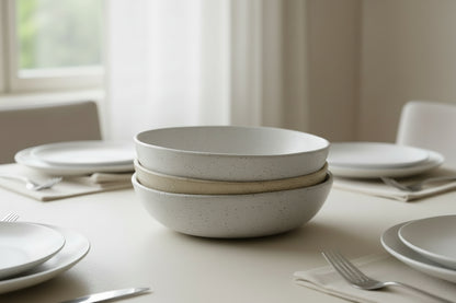 Speckled Clay bowl/platter by Kathy Thorpe