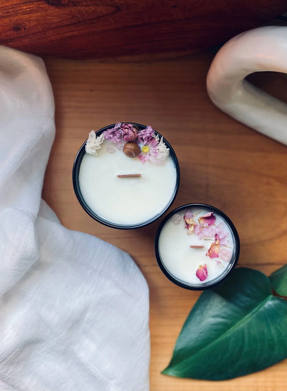 Pink Peony & Grapefruit Pure coconut wax candle