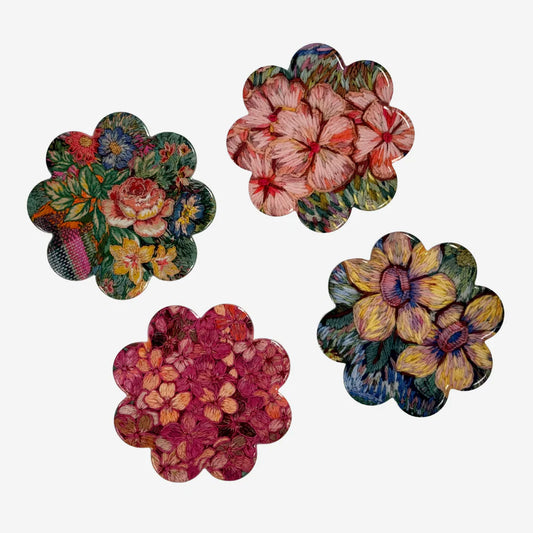 Ceramic Coasters - Fleur Woods