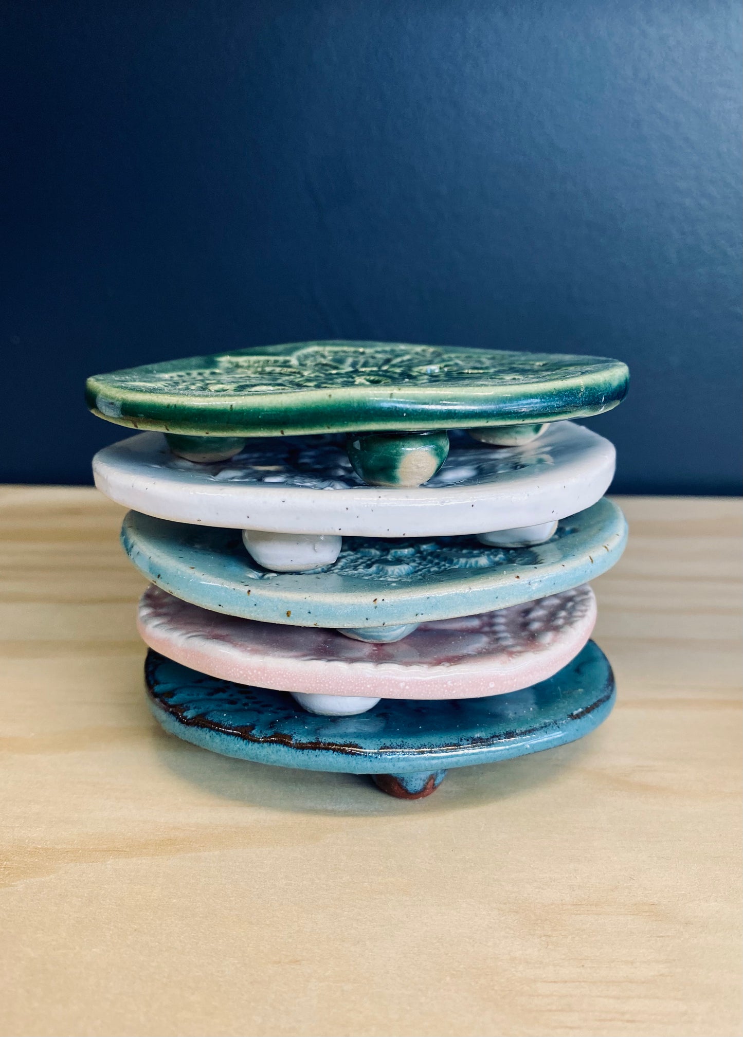 Doily Print Soap Dish