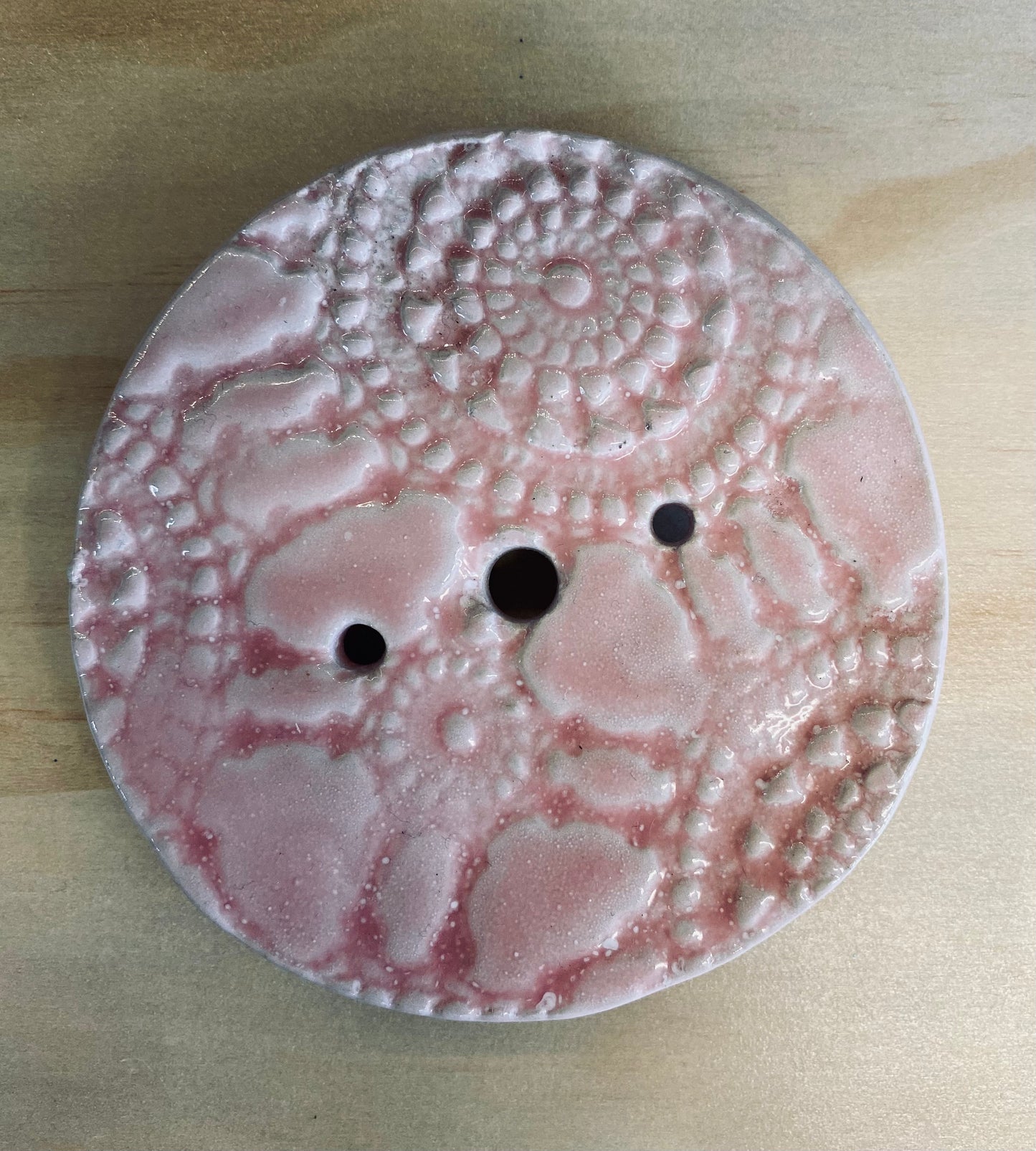 Doily Print Soap Dish