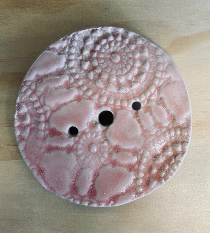 Doily Print Soap Dish