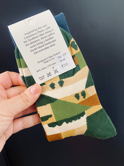 Canterbury Plains - cotton socks