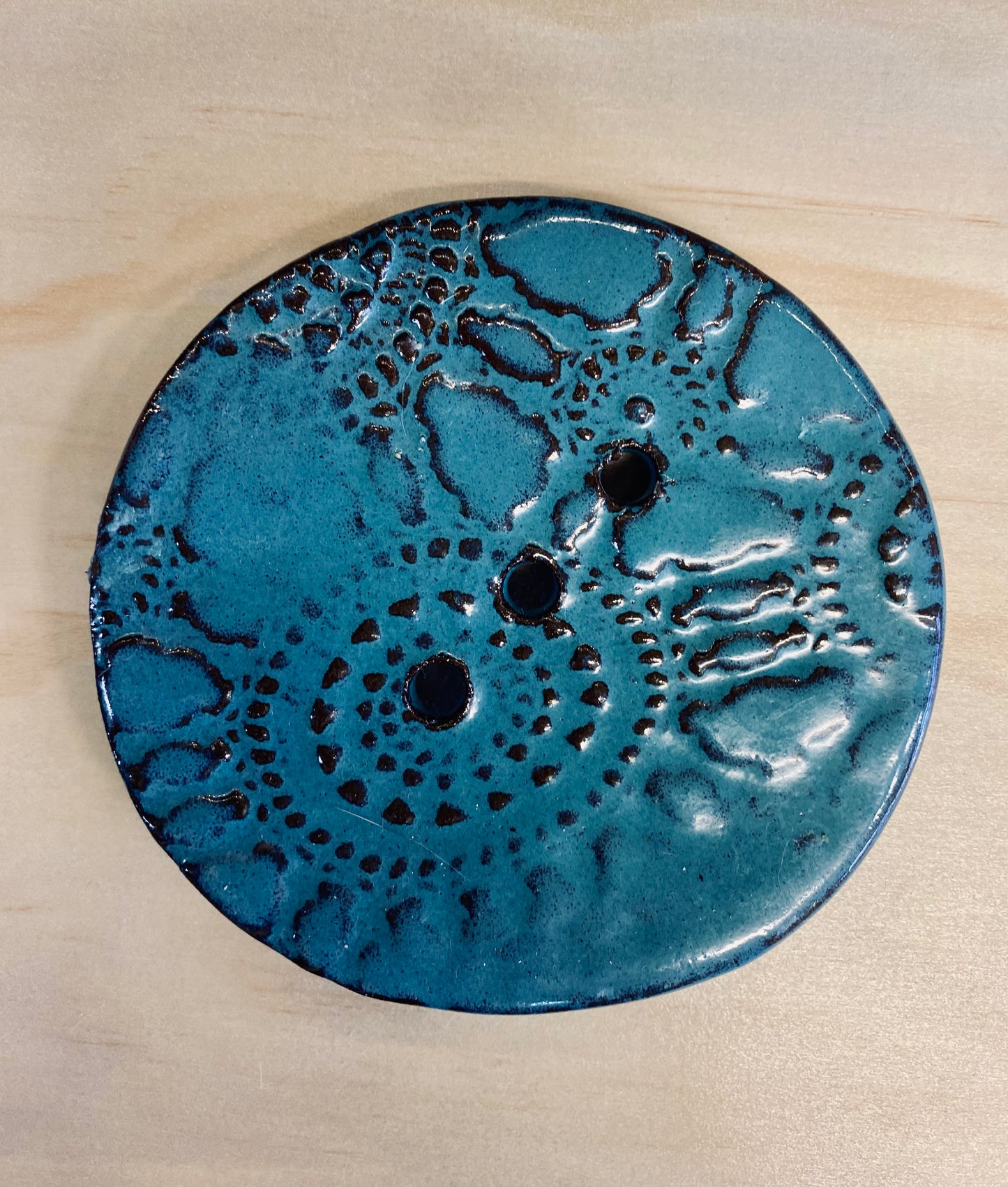 Doily Print Soap Dish