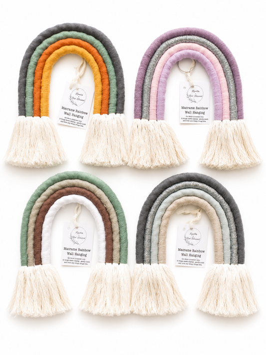 Macrame Rainbow Wall Hanging