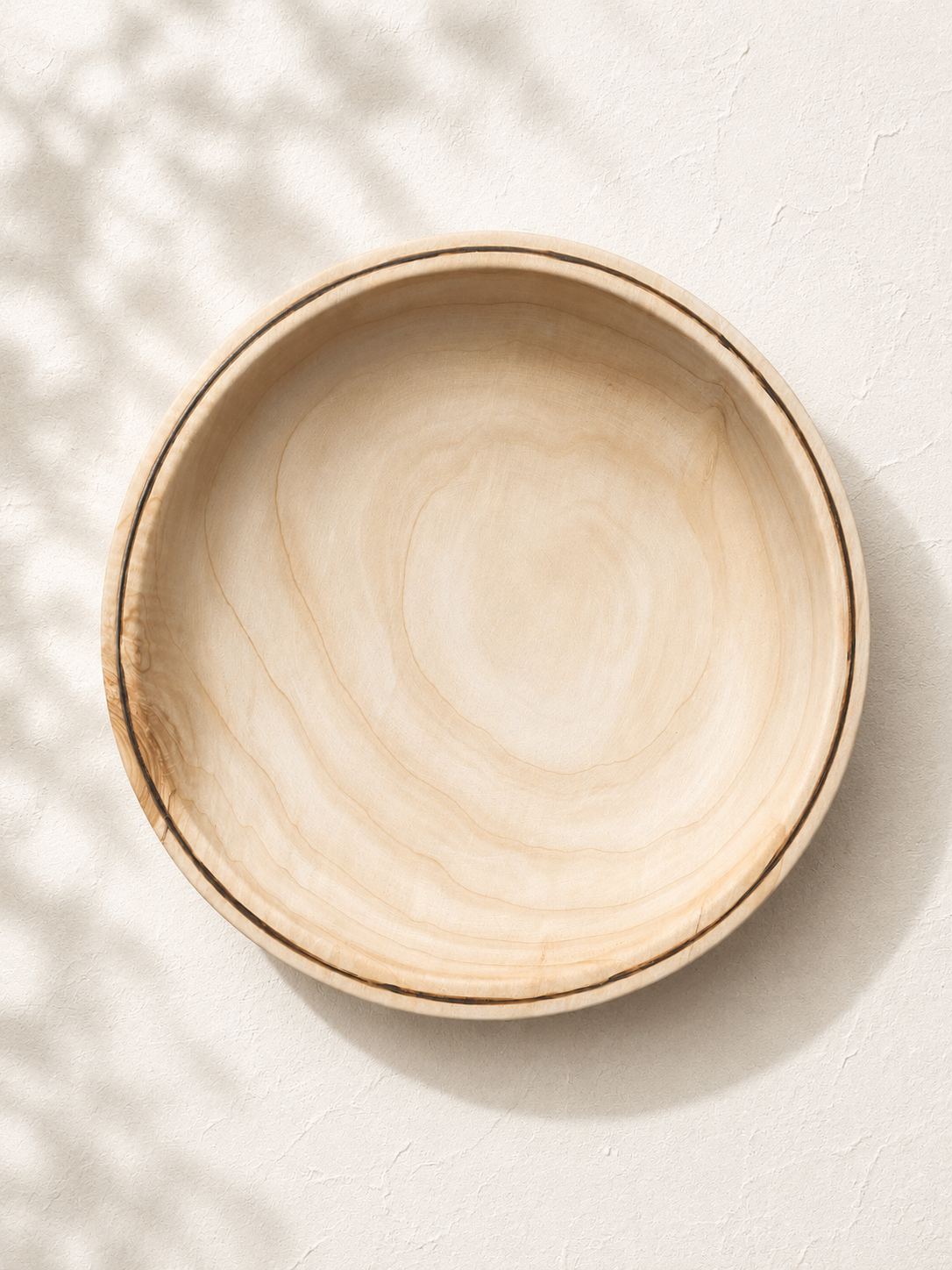 Macrocarpa serving bowl burnt edge