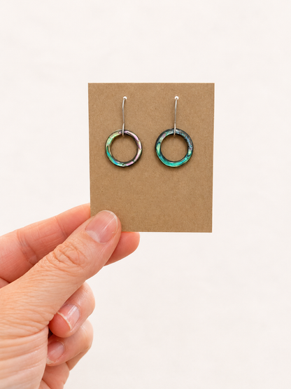 Paua Ring Earings