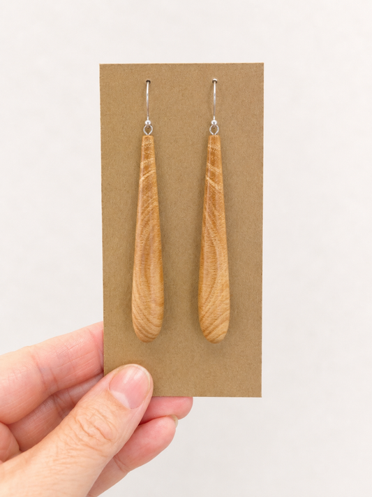 Kanuka Wooden Drop Earrings