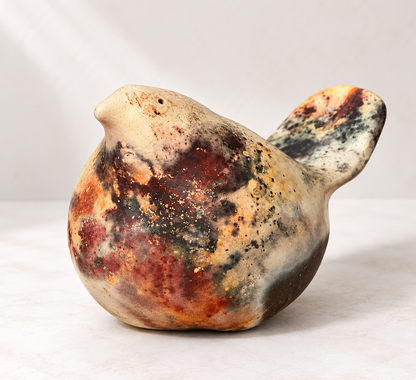One-of-a-Kind Pit-Fired Ceramic Bird | Amanda Fowler - Option A