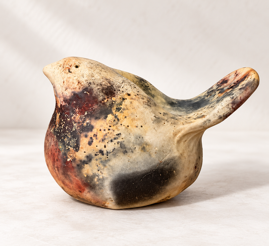 One-of-a-Kind Pit-Fired Ceramic Bird | Amanda Fowler - Option A